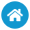 Home (Generic) Icon Small Circle