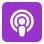 Podcast Icon Small Rounded